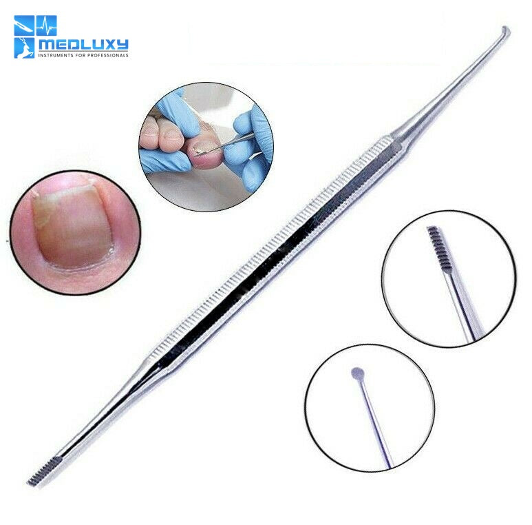 Medluxy Pro - Hoekvijl / Excavator - 16 cm - Combinatie instrument (hoekheffer, naillifter, nagellifter, hoek vijl ingegroeide nagels) [MP0155]