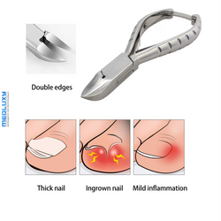 Medluxy - Nail Clipper Hollow Beak - 14 cm - Nail Nipper MP0165 semi Professional