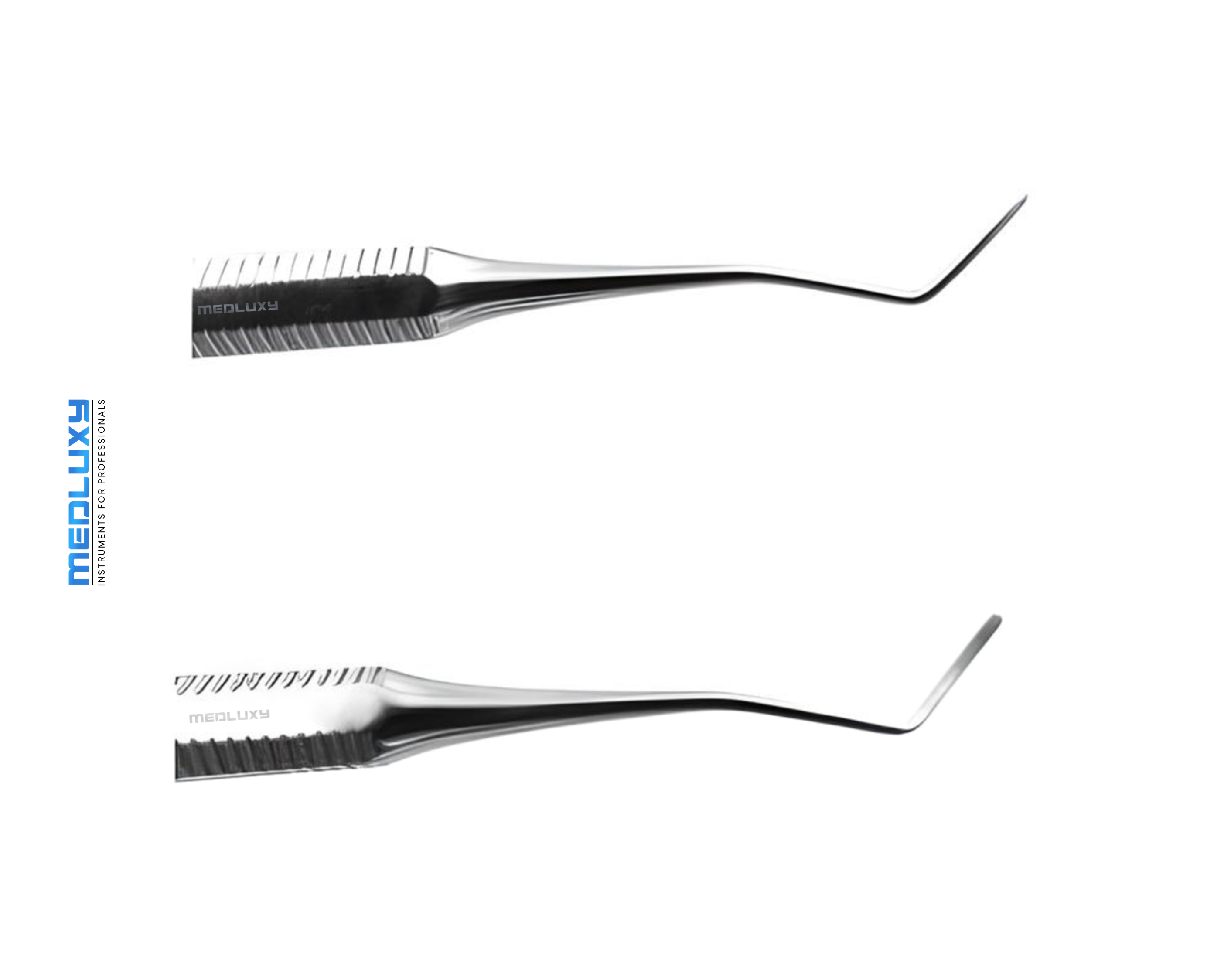 Medluxy Pro - Nail lifter / Excavator - 17 cm - combination left, right - (corner lifter, nail lifter, nail lifter ingrown nails) [MP0119]