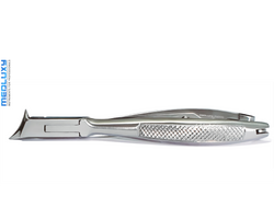 Medluxy - Nageltang - Kopknipper / Dwarssnittang - 14 cm - Gebogen Snijvlak 20 mm - (nagelknipper) [PN0555]