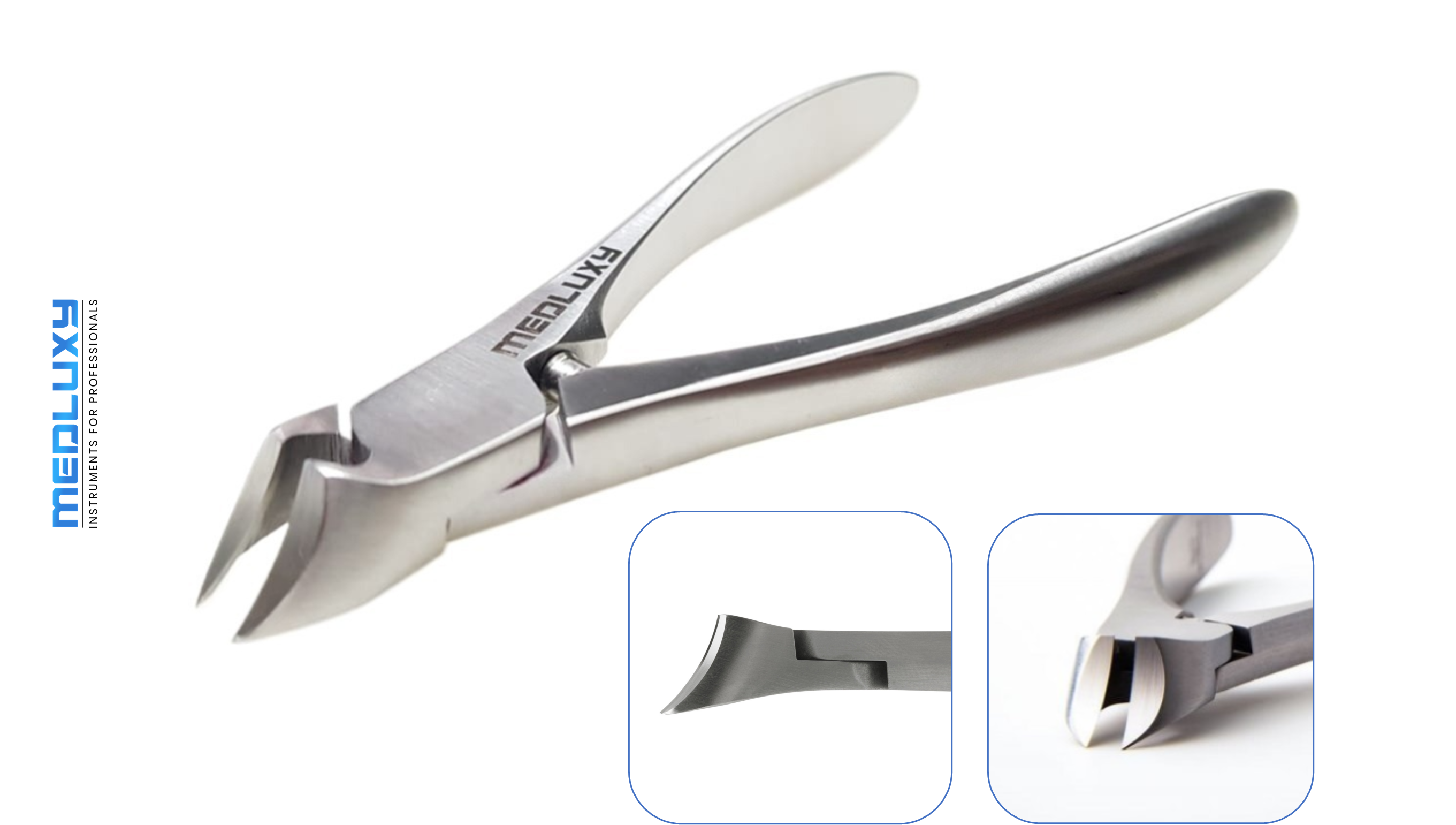 Medluxy semi Pro - Nageltang - Soft Koptang - Classic - 12 cm [MP0163]