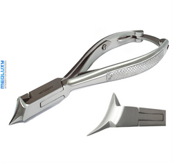 Medluxy - Nail clippers - Head clippers / Cross cutting pliers - 14 cm - Curved cutting edge 20 mm - (nail clippers) [PN0555]