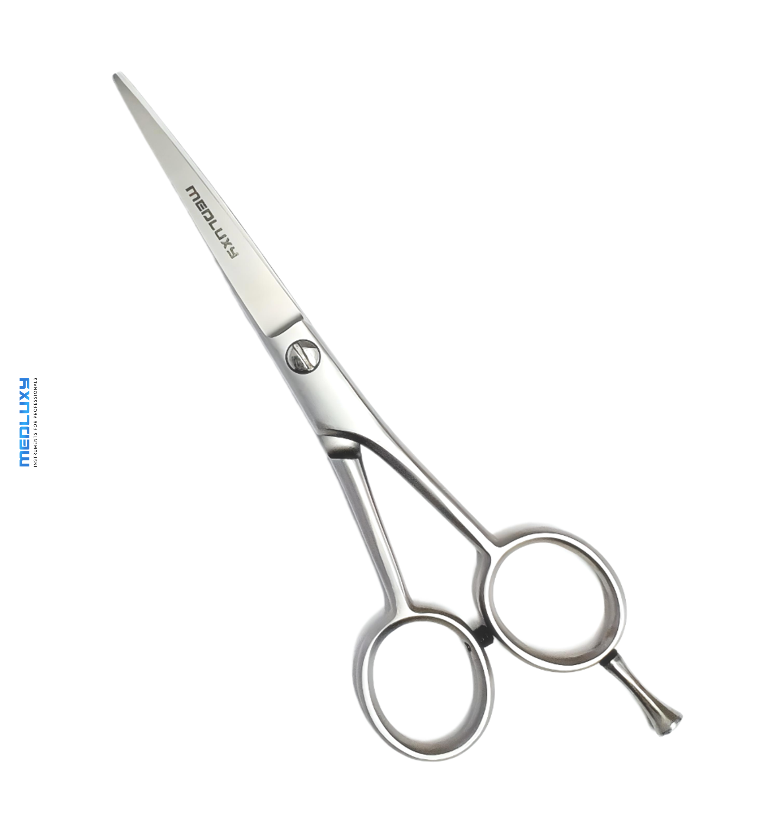 Medluxy - Kappersschaar, Snor en Baard Schaar - Rechtshandig - 5.5 inch / 14 cm - multifunctioneel -ML0438 [RVS - INOX]