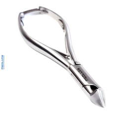 Medluxy Diabetes Semi Pro - Nail Clippers - Cross-Cut Nippers - Round Jaw 'Full Moon' - 14 cm - 15 mm (Cross-Cut Nippers, Nail Clippers, Suitable for Diabetics) [D-168]