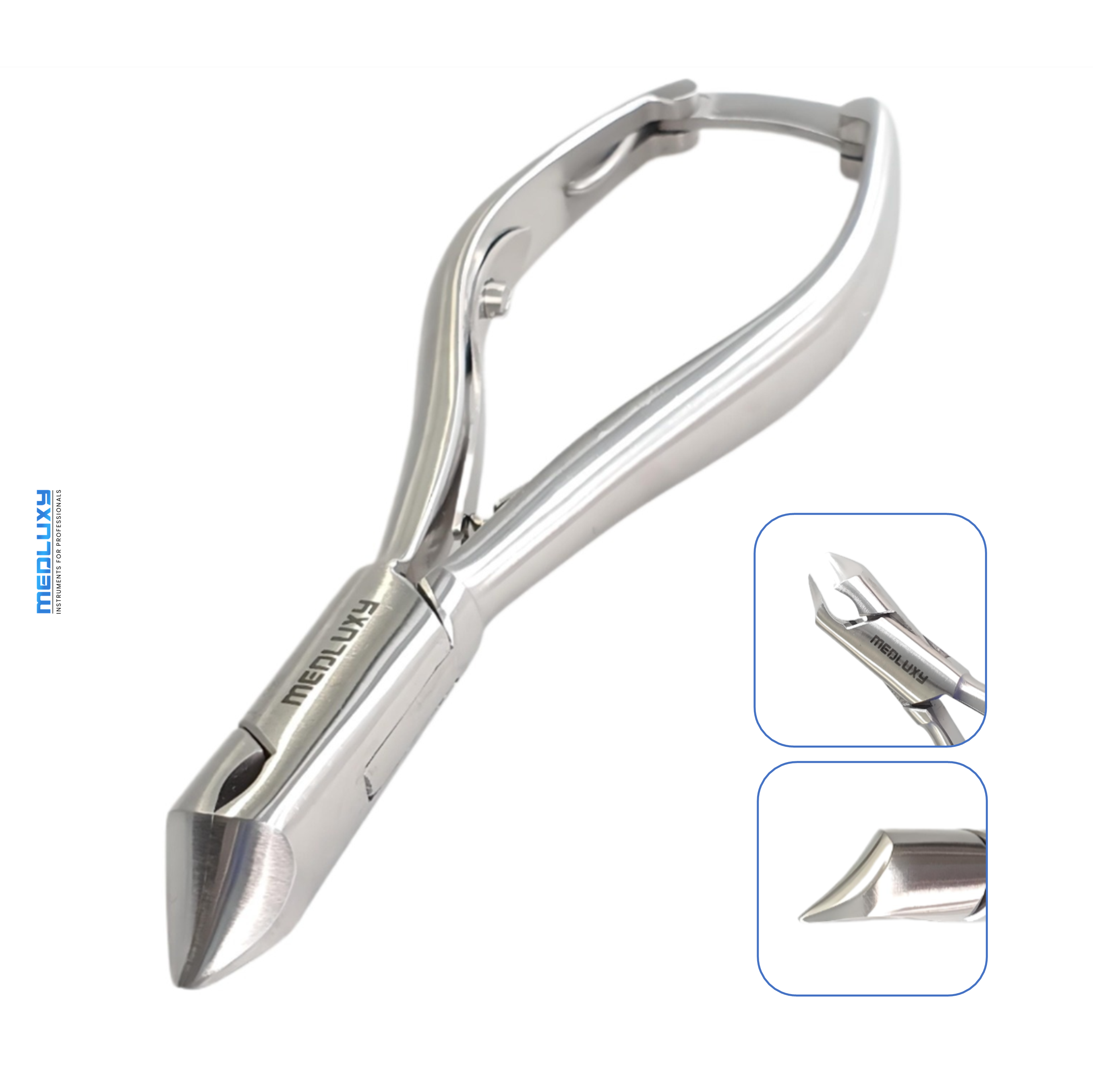 Medluxy semi Pro Diabetes - Nageltang - Koptang - Half Rond - 14 cm - 14 mm -  [D-169]