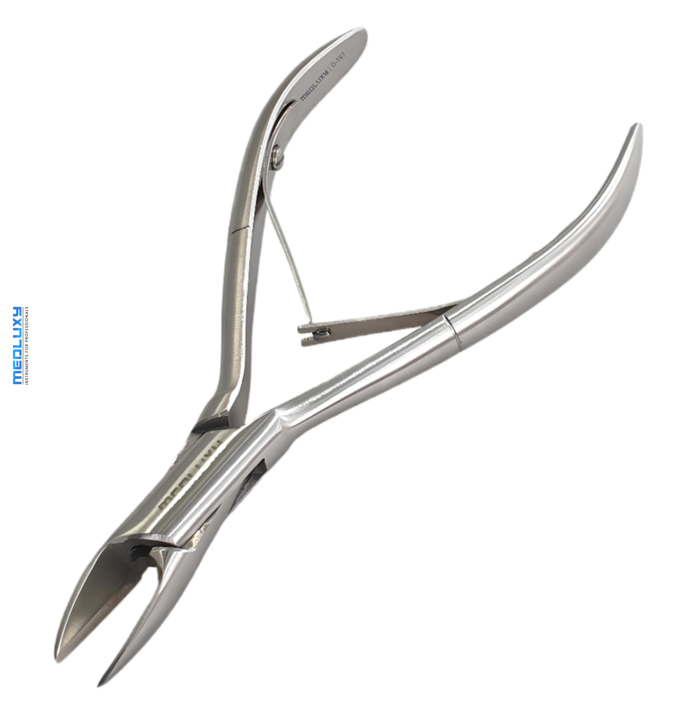 Medluxy Diabetes - Nageltang - Hoektang - 13 cm - 17 mm - afgerond - rechte bek - [D-167]