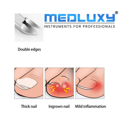 Medluxy semi Pro - Nail clipper Hollow Beak - 12 cm [MP0480] (nail clipper, ingrown nail, nail scissors, curved hollow beak)