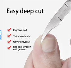 Medluxy semi Pro - Nail clipper Hollow Beak - 12 cm [MP0480] (nail clipper, ingrown nail, nail scissors, curved hollow beak)