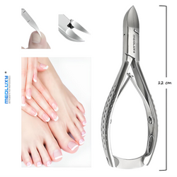 Medluxy semi Pro - Nail clipper Hollow Beak - 12 cm [MP0480] (nail clipper, ingrown nail, nail scissors, curved hollow beak)