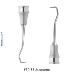 Medluxy Pro Ergo - # J30/33 Jacquette - Tandheelkunde - Endodontologie - DJ30/33 - M-0128 [Tandsteen , Sikkel Scaler, Sickel Scaler, Tandarts instrument, Light Weight]