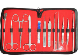 Medluxy - Prepared Dissection Set with 11 Instruments - MD0108 (dissection set, dissecting) Anatomy| Biology (student, hobby)