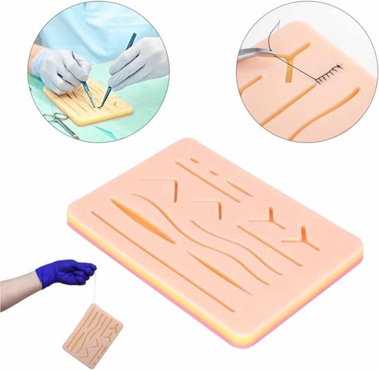 Medluxy - Oefen Hechtset 14-delig - incl. opbergmap en oefenhuid - MD0139