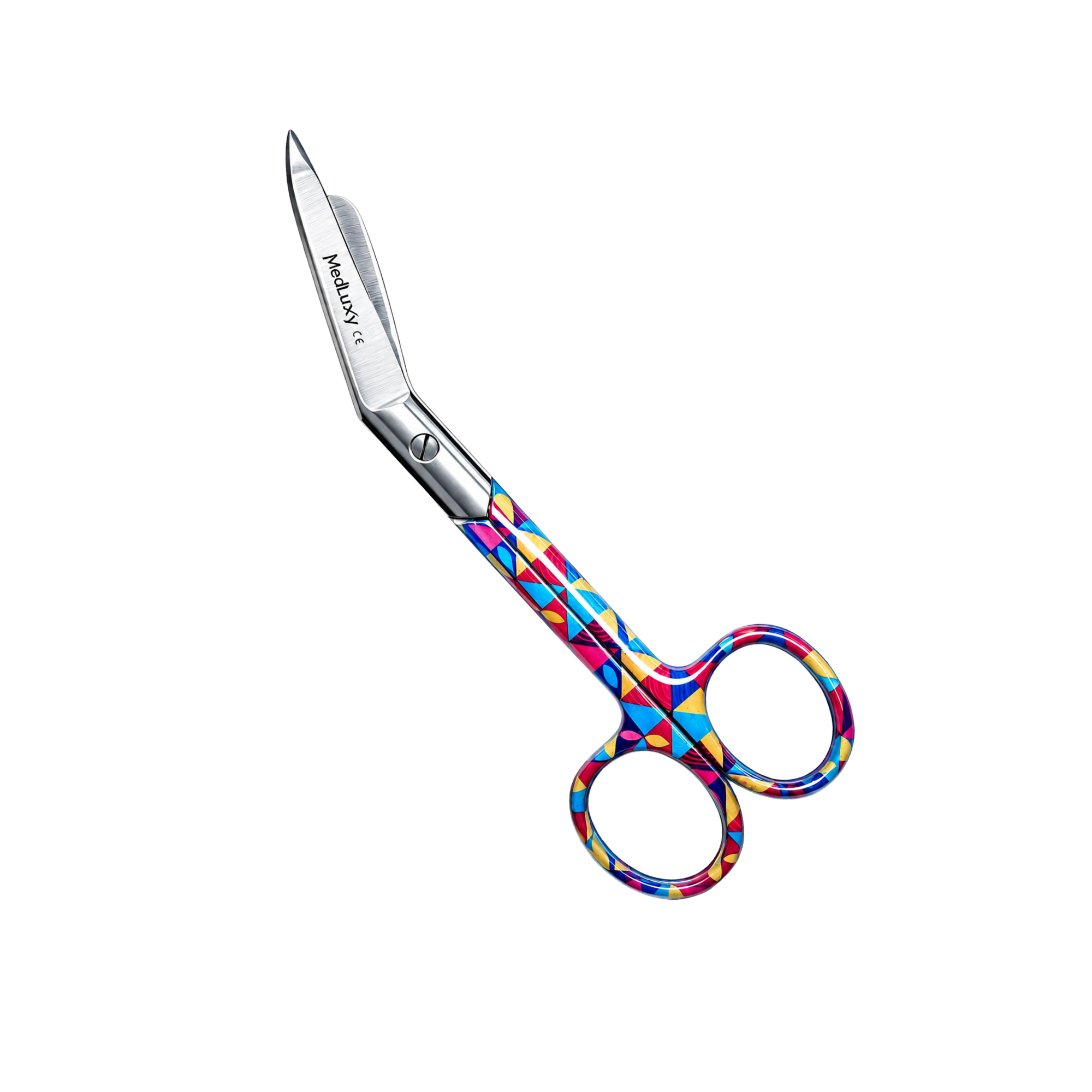 MEDLUXY verbandschaar Lister M-0619 van RVS met afgeronde veiligheidspunt