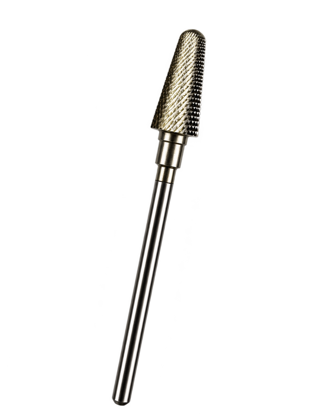 MEDLUXY - Tungsten Carbide - Kegelfrees - Afgeronde Niet-werkende Kop - 6 mm - Goudkleurige ZrN-coating