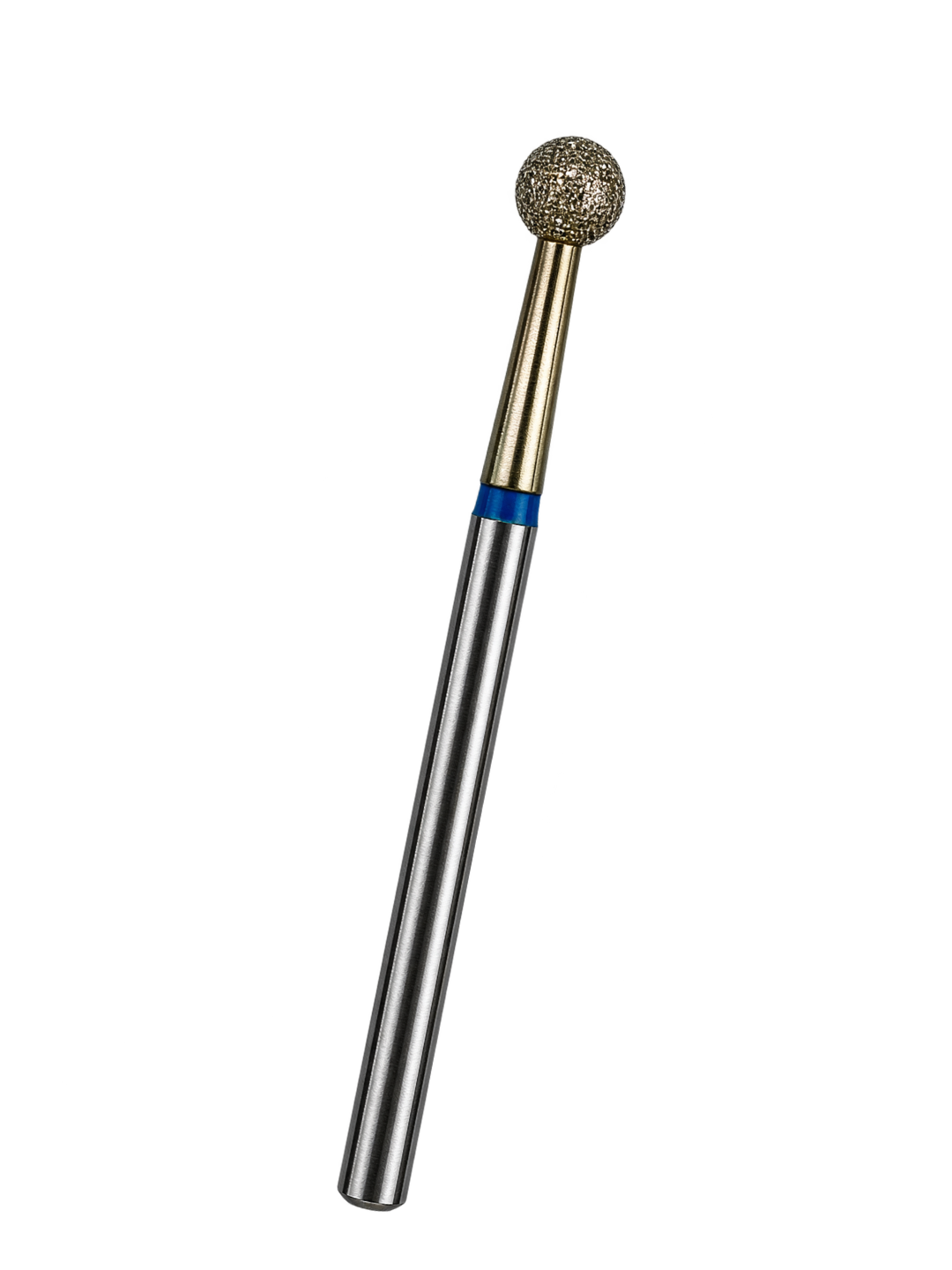 MEDLUXY - Diamantfrees - Bolfrees - Medium - Blauwe Ring - 4,0 mm - Goudkleurige ZrN-coating