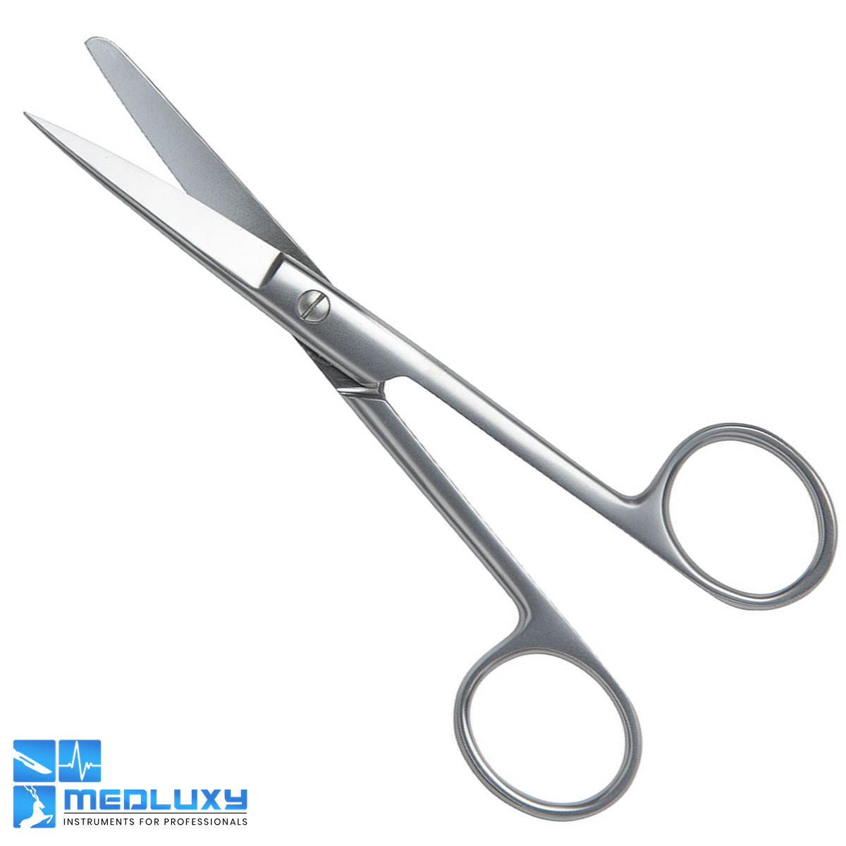 Medluxy - Bandage Scissors - Sharp and Blunt Point (Sharp/Blunt) - 14 cm - Professional Quality - Right Handed (Nursing Scissors, Surgical Scissors, First Aid, Nursing)