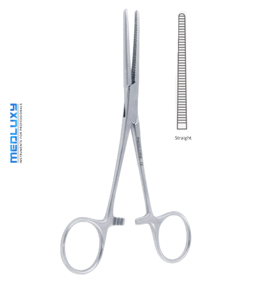 Medluxy - Rochester Pean Arterieklem - Recht - 16 cm (Klemschaar, Verpleegkunde, Artery Forceps)