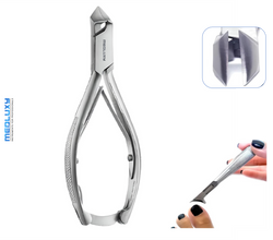 Medluxy - Nail clippers Head pliers (Head clippers, Cross cutting pliers) - 'Full Moon' 14 cm - 21 mm - MP0249 (nail clippers)