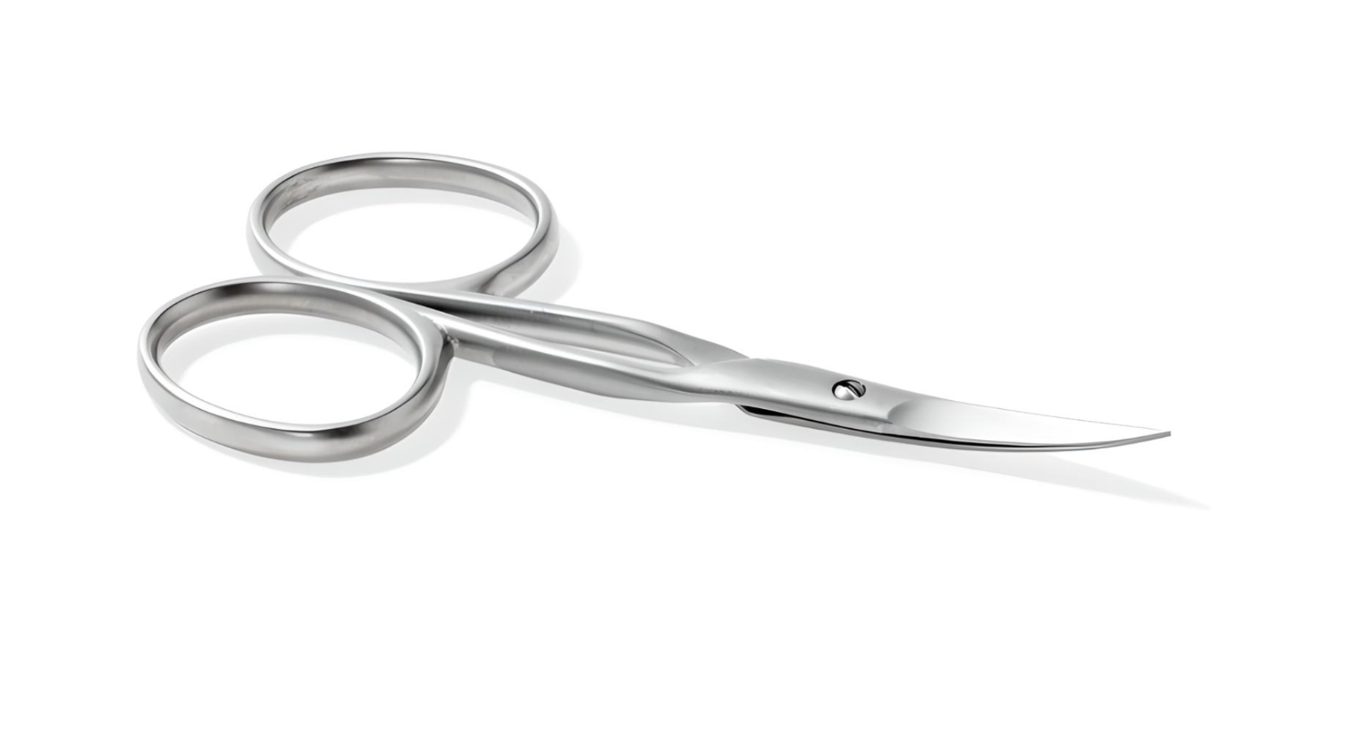 Medluxy Exclusive - Cuticle Scissors (Skin and Skin Scissors) and Nail Scissors (Soft Nails) - Curved - 9 cm - INOX (Cuticle Clipper, Cuticle Cutter, Cuticle Scissors) [PM0581]